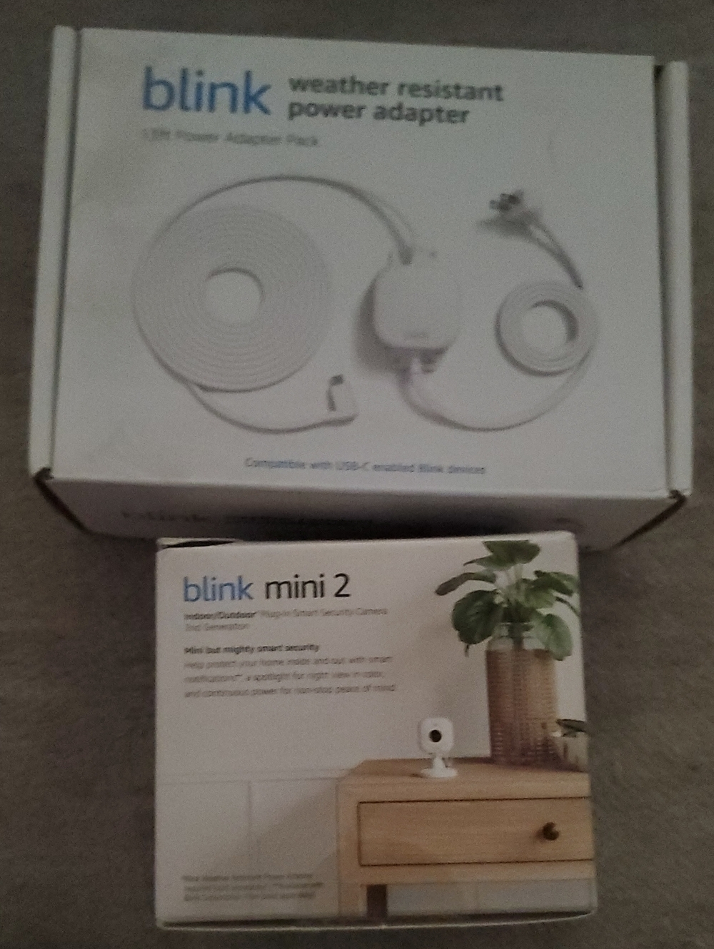 Blink Mini 2 Indoor Security Camera - White